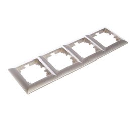 Рамка Intro 450403 на 4 поста, СУ, Solo, алюминий Б0043426 