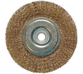 Щетка крацовка дисковая с комплектом переходников (200 мм; 22.2 мм) Biber 70999 тов-170435 