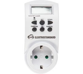 Электронная розетка-таймер Elektrostandard TMH-E-4 16A x1 IP20 Белый a026137 
