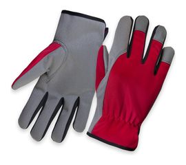 Трикотажные перчатки Jeta Safety Motor красный/белый JLE621-9/L 