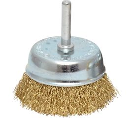 Щетка чашка (25 мм; латунированная витая проволока 0.3 мм) для дрели CUTOP 82-541 