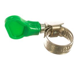 Обжимной хомут из нержавеющей стали Tech-Krep 10х16 с бабочкой 1шт - ярлык 112843 