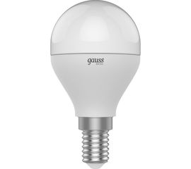 Лампа Gauss BASIC Шар 7W E14 470lm 3000K-4000K-6500K 1/10/100 1053147 