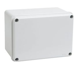 Распаячная коробка IEK открытой проводки,150x110x85, IP44, RAL7035, гладкие стенки, КМ41261 UKO11-150-110-085-K41-44 