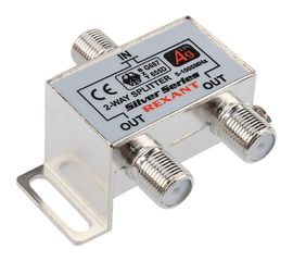 Делитель REXANT ТВ х 2 + 3шт. F BOX 5-1000 МГц Silver 05-6101 