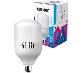 Светодиодная лампа КОСМОС HWLED 40W 220V E27 4500K LksmHWLED40WE2745 