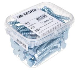 Шуруп с шестигранной головкой Качественный КРЕПЕЖ 8х60, 70 шт. 0500557 КЧ 