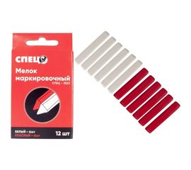 Маркировочные мелки Спец белые и красные меловые СПЕЦ-3523 