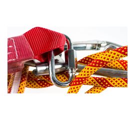 Строп из регулируемого каната 2 м с амортизатором, с большим монтажным и соединительным карабином ПРОГРЕСС СЕФЕТИ Строп аВрег+Кс исп.3 