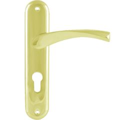 Дверная ручка на планке НОРА-М NEW 100-55 мм золото 16896 