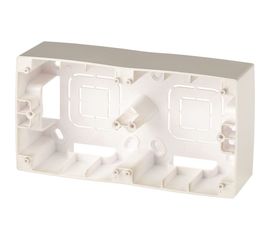 Коробка накладного монтажа ЭРА 12610204 2 поста, Эра 12, шампань Б0043173 