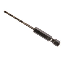 Сверло по металлу (2.5х77 мм; HEX 1/4) ПРАКТИКА 037-534 