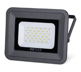 Светодиодный прожектор Wolta 5700K, 30W SMD,IP 65, цвет серый, слим WFL-30W/06 