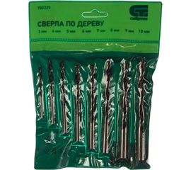 Набор сверл по дереву (3-10 мм; 8 шт.) СИБРТЕХ 702225 