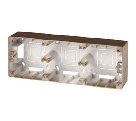 Коробка накладного монтажа ЭРА 12610313 3 поста, Эра12, бронза Б0043187 