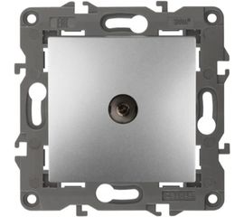 Розетка TV ЭРА 14310203 проходная, IP20, Elegance, алюминий Б0034298 