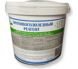 Противогололедный реагент А-Стандарт -15C ведро 3.5 кг 01-00004745 