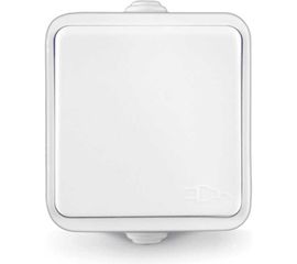 Розетка UNIVersal Клио с/з с крышкой IP44 белая К2229 