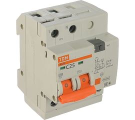 Дифференциальный автомат TDM АД12 2Р 25А 30мА SQ0204-0011 
