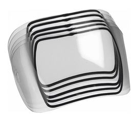 Стекло панорамное покровное (5 шт) к щитку для сварщиков Е684 РОСОМЗ 5000.212 