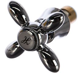 Кран-букса LEDEME 1/2, керамика, 20 шлицов, угол поворота 90°, с маховиком крест LH27 97920 