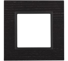Рамка ЭРА 14530105 на 1 пост, Elegance, черное дерево Б0034565 