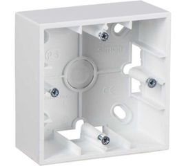 Коробка для наружного монтажа Simon на 1 пост, белый 20 1590751-030 