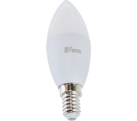 Светодиодная лампа FERON LB-970, 13W, 230V E14 2700K свеча 38107 