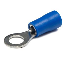 Кольцевой наконечник REXANT, изолированный, диам. 5.3 мм, 1.5-2.5 кв.мм, синий 08-0034 