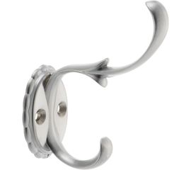 Мебельный крючок KERRON Д73 Ш33 В85, матовый хром KR 0110 SC 