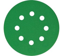 Круг шлифовальный FILM L312T+ (5 шт; 125 мм; на липучке; 8 отв; зелёный; P1000) SUNMIGHT 53220R 