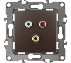 Розетка RCA ЭРА 12-3113-13 IP20, 12, бронза Б0027478 