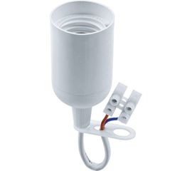 Электрический патрон Navigator 71 287 NLH-P-F-WH-E27-TB пластиковый белый с КЗВ 71287 