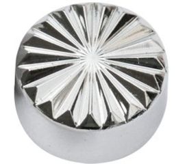 Комплект крепление для зеркала ЕВРОПАРТНЕР хром, рифленое 87655 