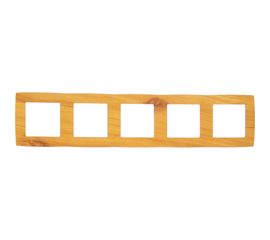 Рамка ЭРА 12500511 на 5 постов, сосна Б0019150 