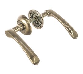 Раздельная ручка AJAX CORSA AJ SN/CP-3 матовый никель/хром, квадрат 105 мм 39117 