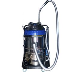 Пылеводосос ТЕМП 80 л, нержавеющий, 220 V, 2200 W, 2 турбины TVC80-2 