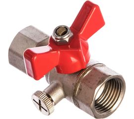 Шаровой кран для подключения манометра 1/2вн. -1/2вн. Valtec VT.807.N.0404 