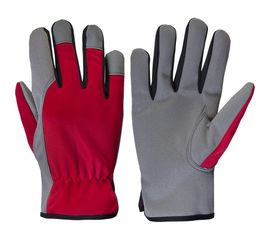 Трикотажные перчатки Jeta Safety Motor красный/серый JLE621-10/XL 