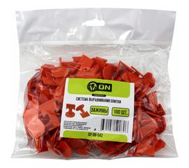 Система выравнивания плитки, ON ЗАЖИМЫ 100 шт. 02-08-042 