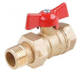 Шаровой кран БАЗ американка, Ду25, А31/1 прямой, бабочка, латунь БАЗ 