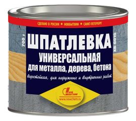 ШПАТЛЕВКА ХВ-0016 ДЛЯ ДЕРЕВА, БЕТОНА, МЕТАЛЛА 0,7 КГ 1/6 НОВБЫТХИМ 19667 