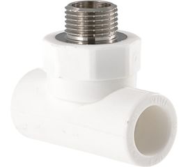 Тройник PPR с переходом на наружную резьбу 20х1/2 Valtec VTp.733.0.02004 