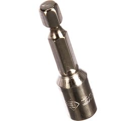 Биты МАСТЕР с торцовой головкой, магнитные, Cr-V, тип хвостовика E 1/4, 6х45мм, 2шт Зубр 26392-06-02 