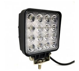 Светодиодная фара Вымпел WL-148CS /дальн. свет, кв. мет. корп. 16 LED, 48W/ 5201 