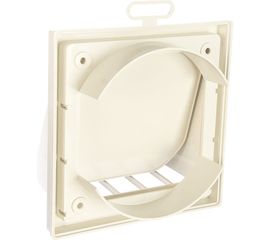 Выход стенной вытяжной с обратным клапаном (150х150 мм, с фланцем 125мм) ERA ASA, бел 1515К12,5ФВ 90-02041 