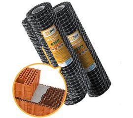 Сетка базальтовая кладочная НЕОГРИД Стандарт (ячейка 25х25 мм; рулон 1х25 м) НС 1-25 