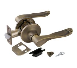 Ручка защелка PUNTO 6030 MAB-P без фик. мат. бронза 34683 