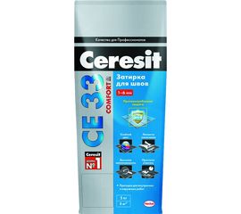 Затирка Ceresit №01 СЕ 33 Белая фольга 2 кг 1/12 48585 