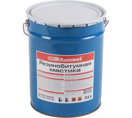 Резинобитумная мастика, 21.5 л Bitumast 4607952900127 